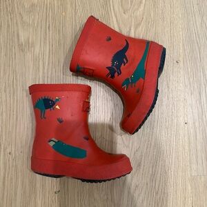 Joules toddler rain boots sz 5